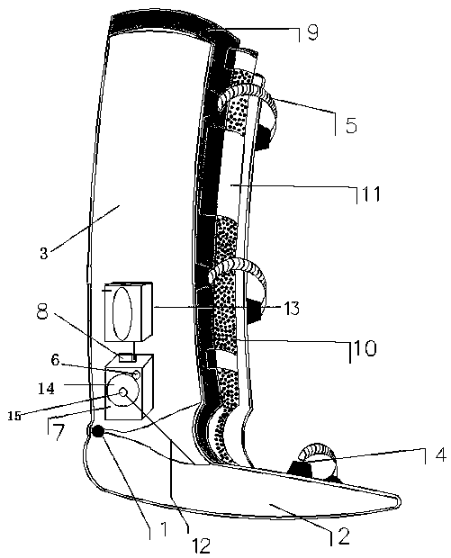 Ankle-joint-movement assisting device and training method thereof