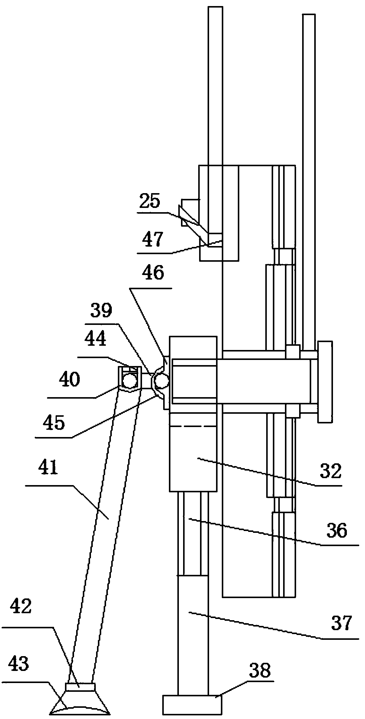 Modern history time, event and people correspondence query device and use method thereof