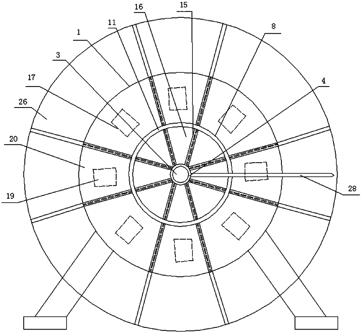 Modern history time, event and people correspondence query device and use method thereof