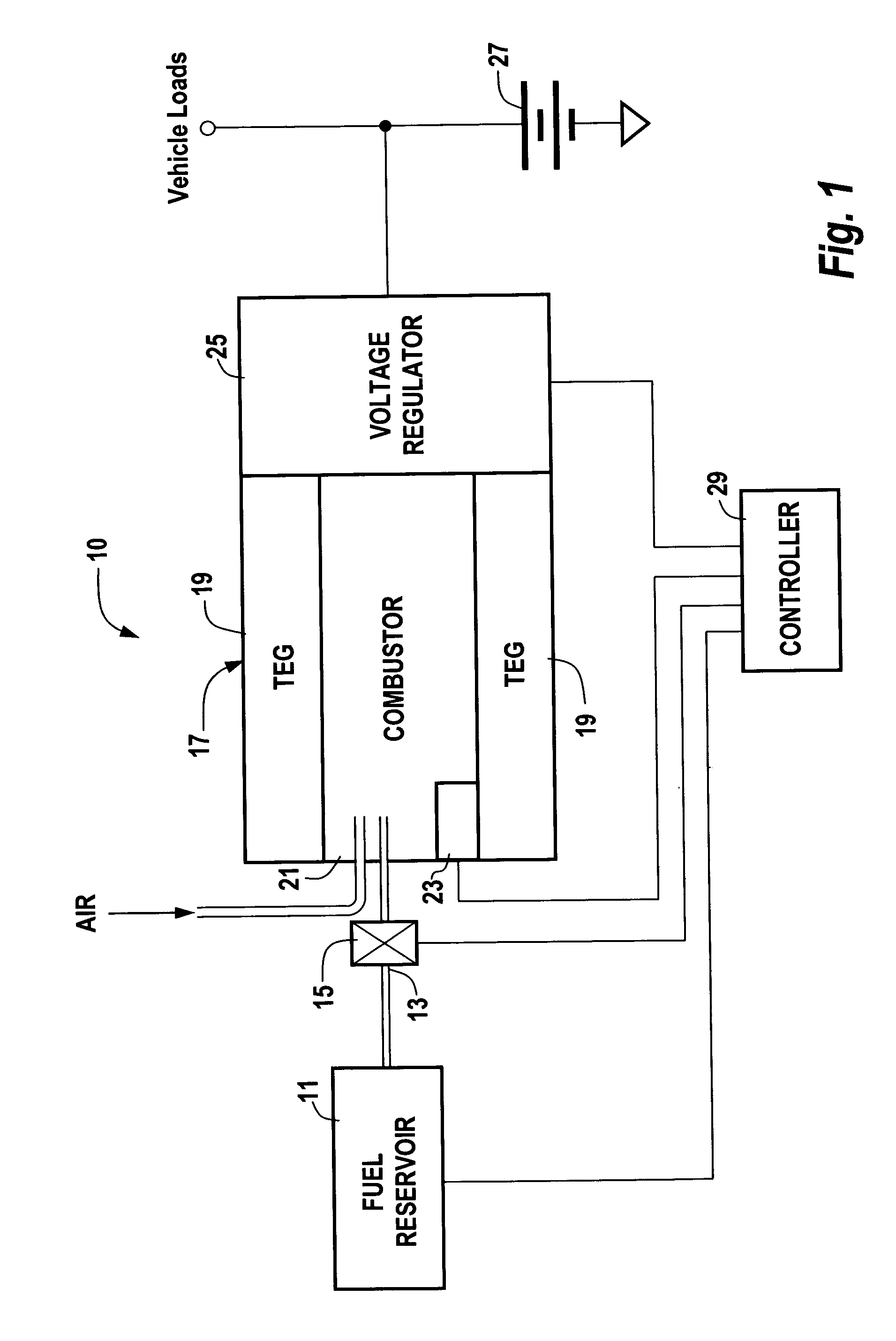 Auxiliary electrical power generation