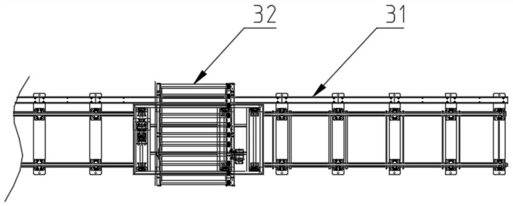 An intelligent spinning production line conveying device