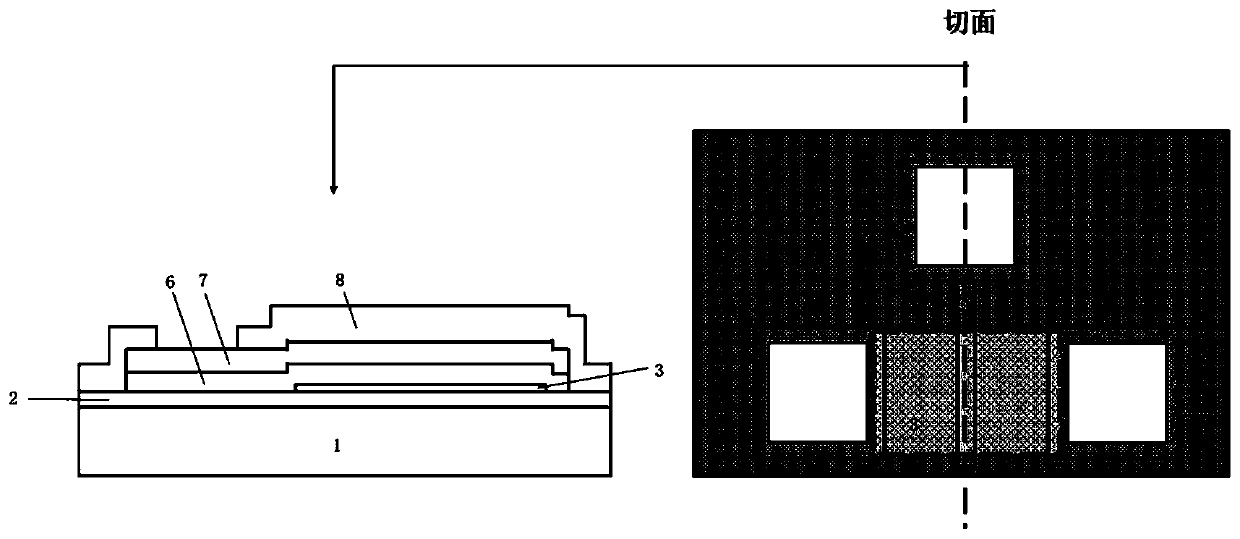 Diamond-based field effect transistor with low work function conductive gate and preparation method thereof