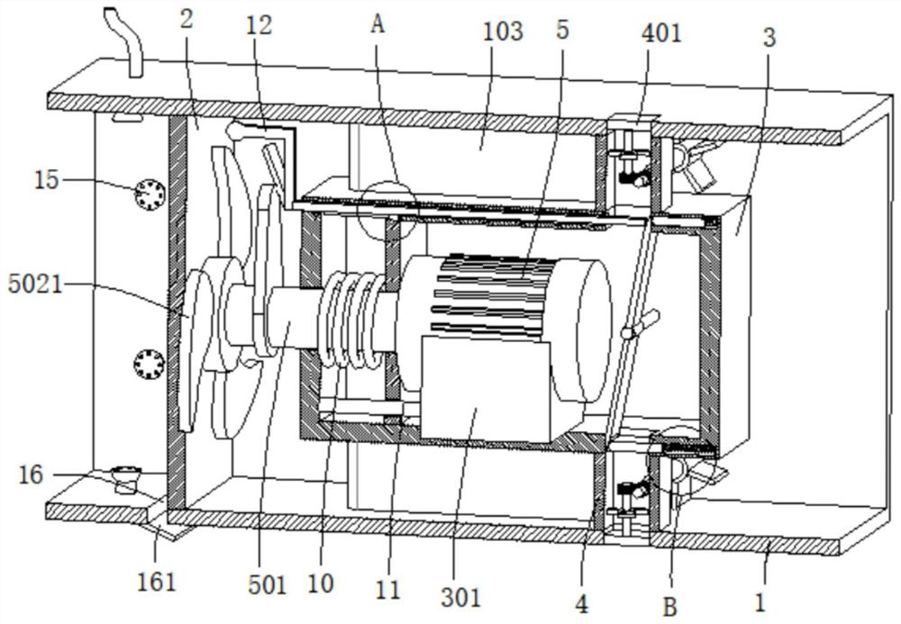 Fire-fighting smoke exhaust fan with high cooling speed and use method thereof