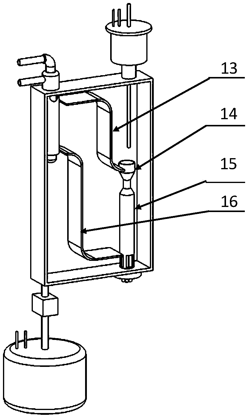 Sliced natural circulation device for heavy liquid metal