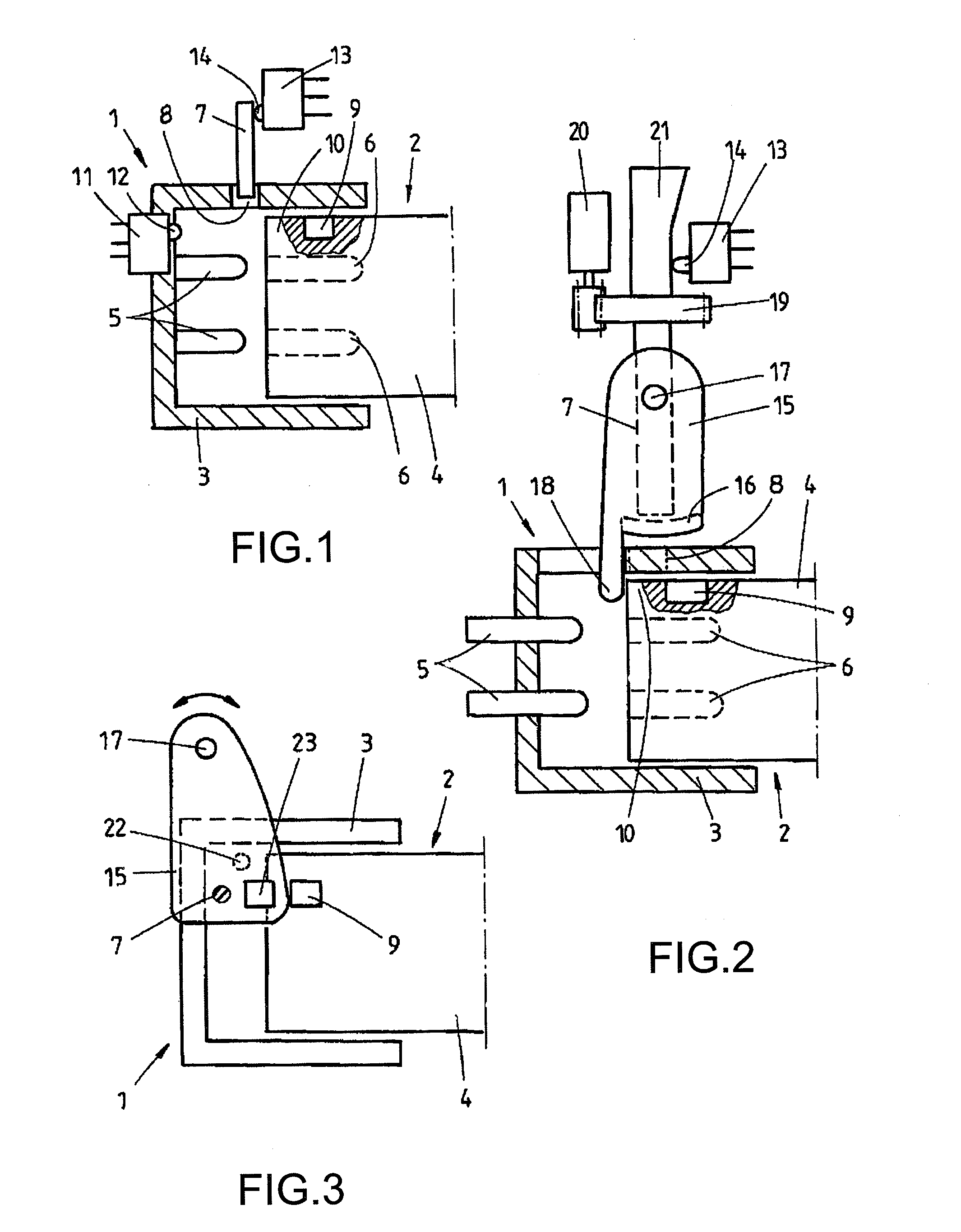 Charging plug with locking identification