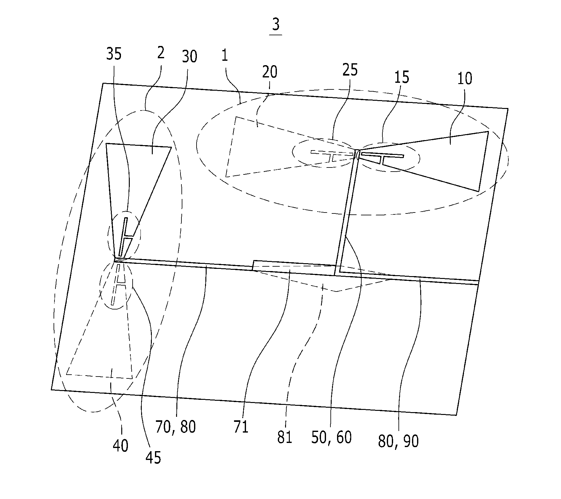 Reader antenna and RFID electronic shelf including the same