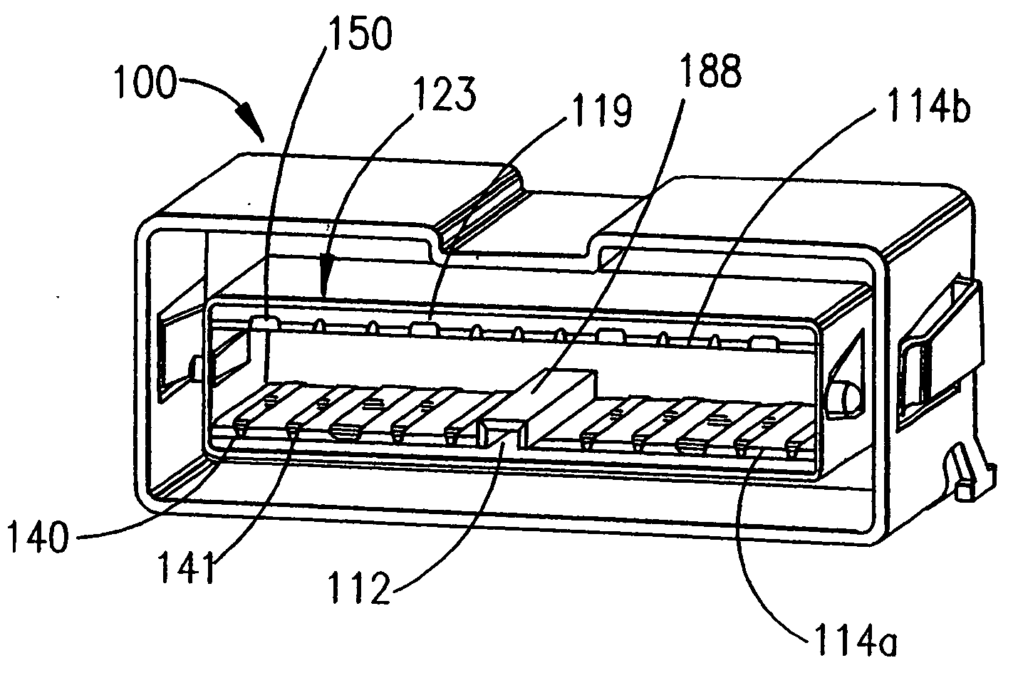 Impedance-tuned terminal contact arrangement and connectors incorporating same