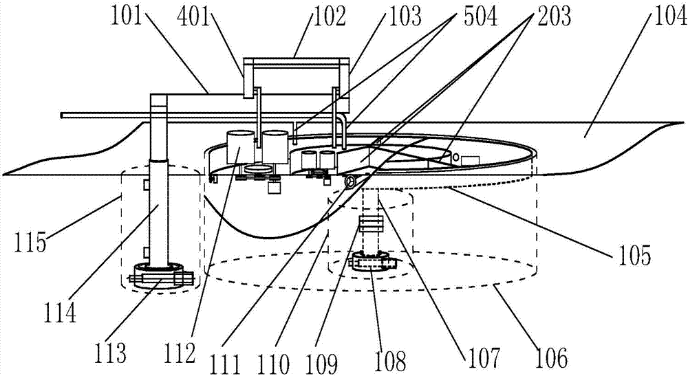 Multifunctional medicated bath device specially used for hoof of equus animal and method