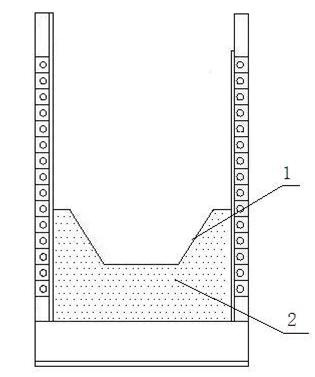 Intermediate-frequency induction smelting furnace lining