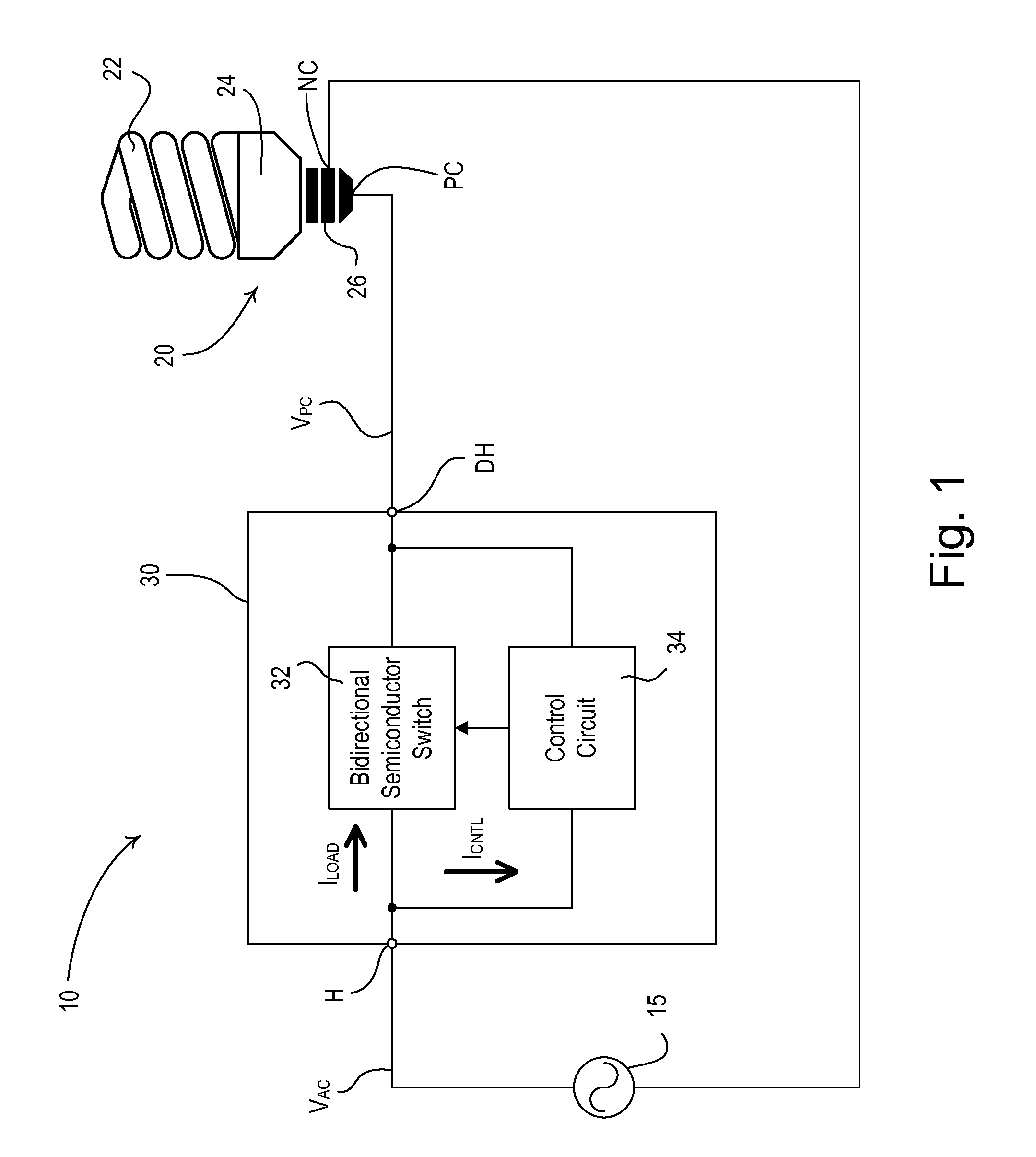 Method and apparatus for determining a target light intensity from a phase-control signal