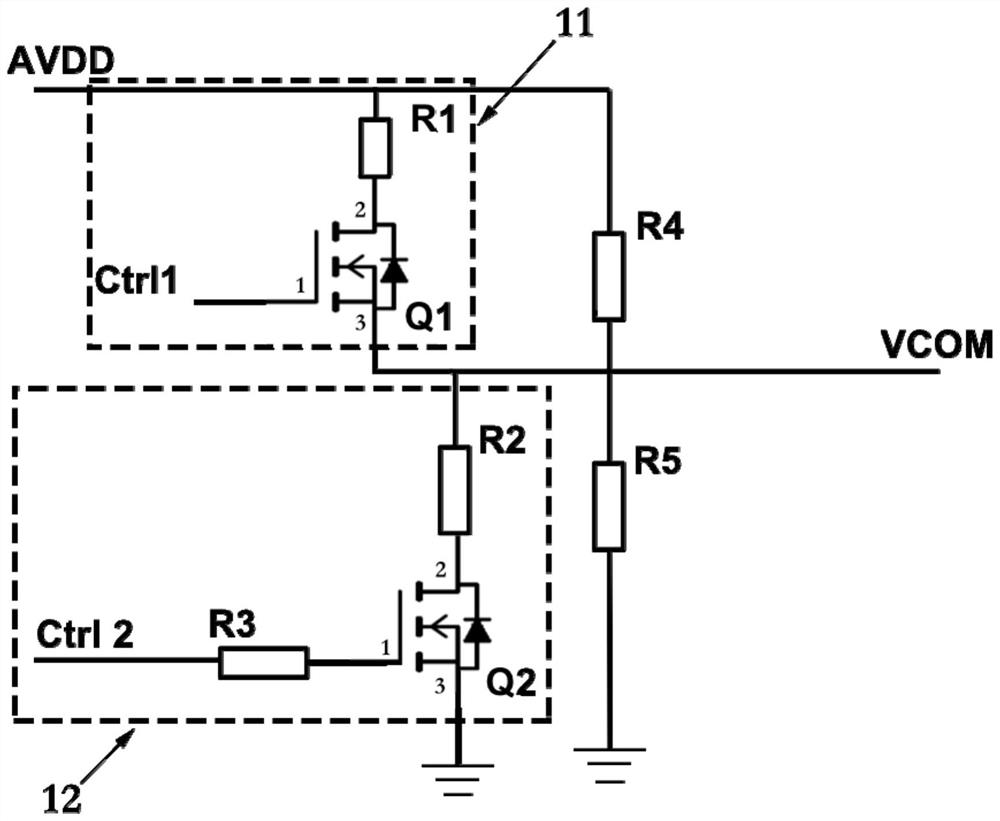 A common voltage drive circuit, its control method, and a display device