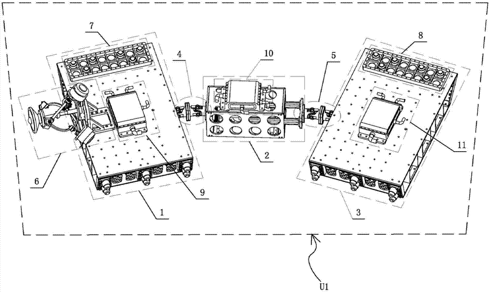 Multi-section peristaltic snakelike robot working in nuclear fusion bin