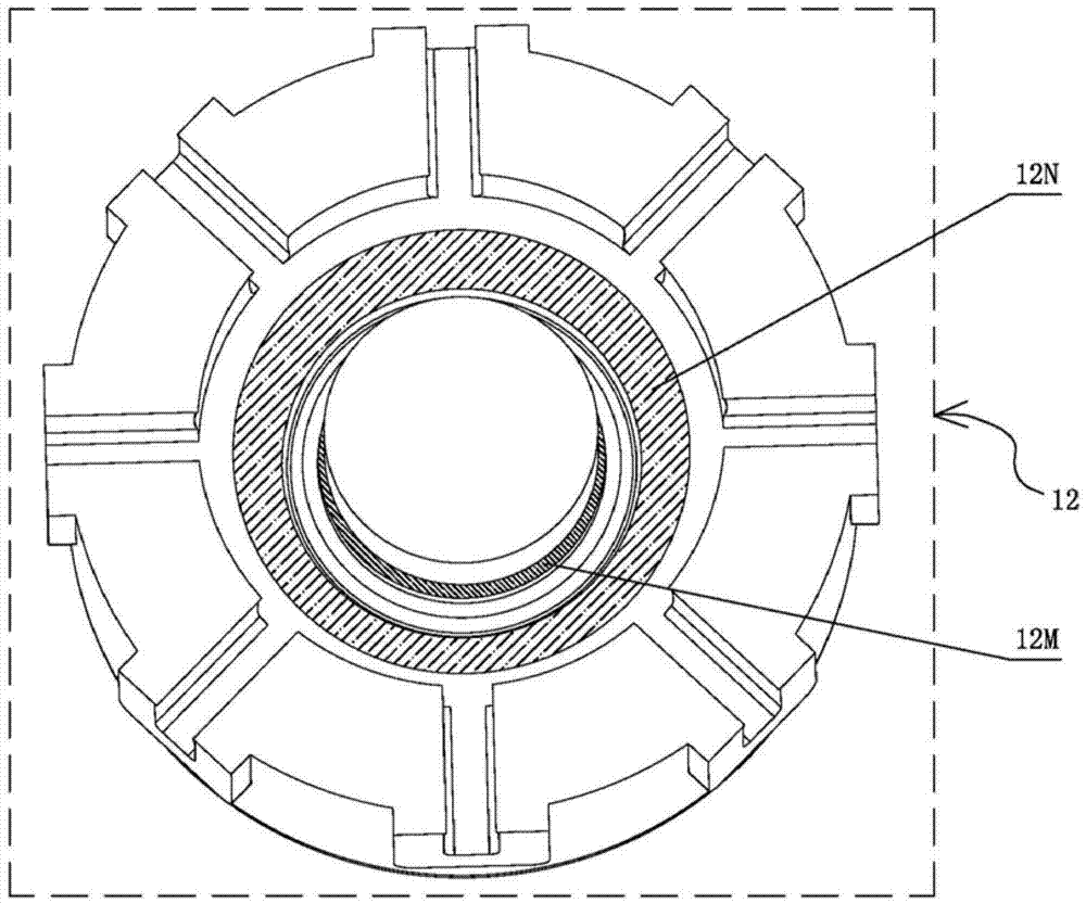 Multi-section peristaltic snakelike robot working in nuclear fusion bin