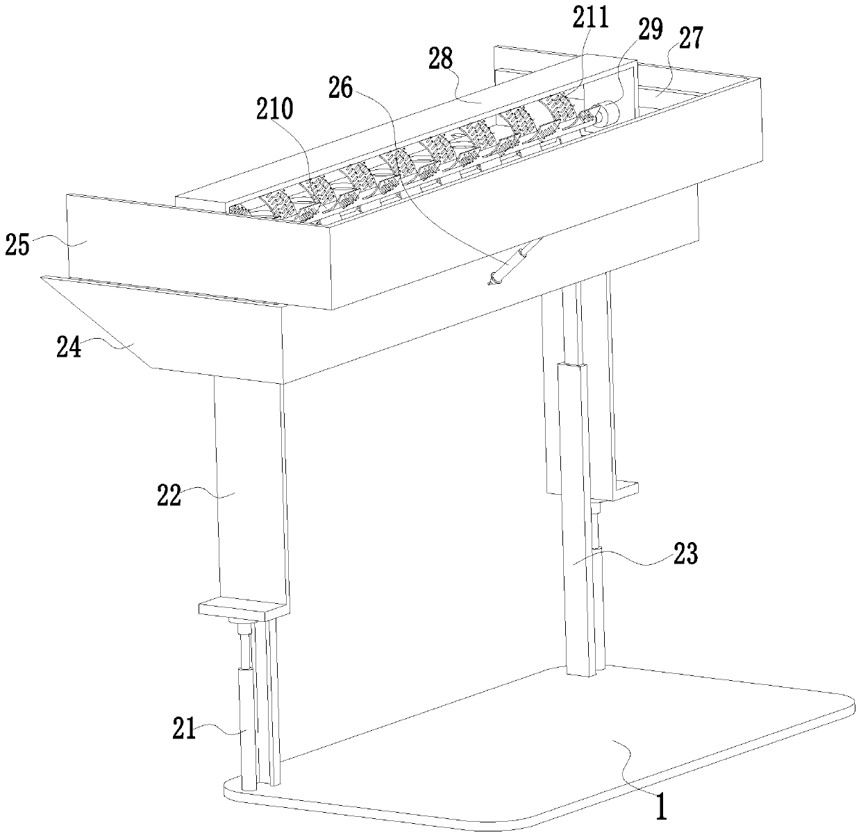 A rainwater automatic collection and purification tool and rainwater collection and purification method