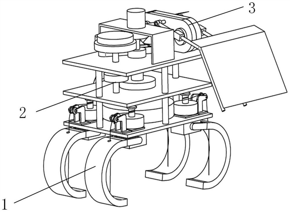 A kind of bouncing flapping wing robot and its bouncing flapping wing method