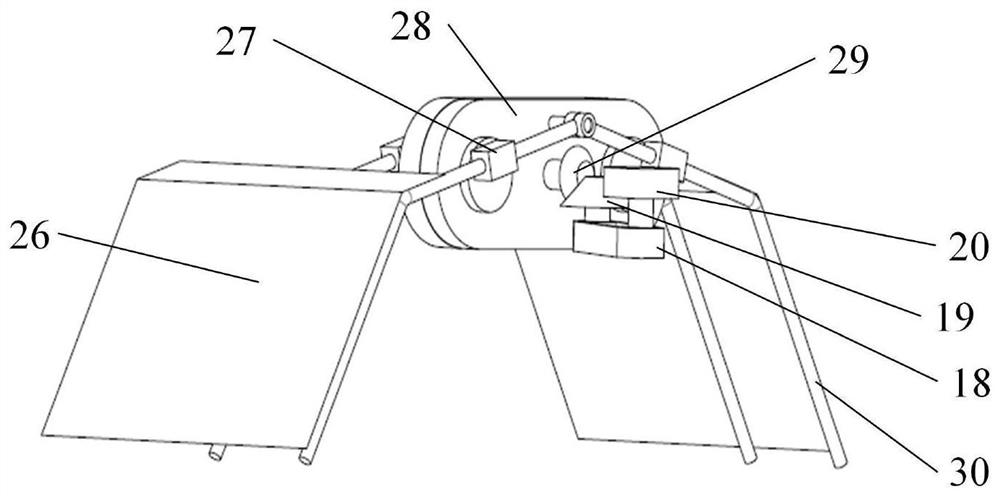 A kind of bouncing flapping wing robot and its bouncing flapping wing method