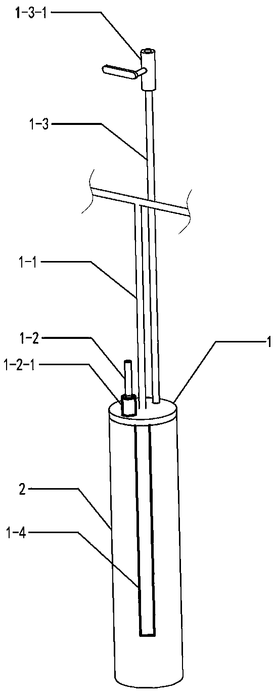 Exhaust valve type carbon dioxide cracking pipe