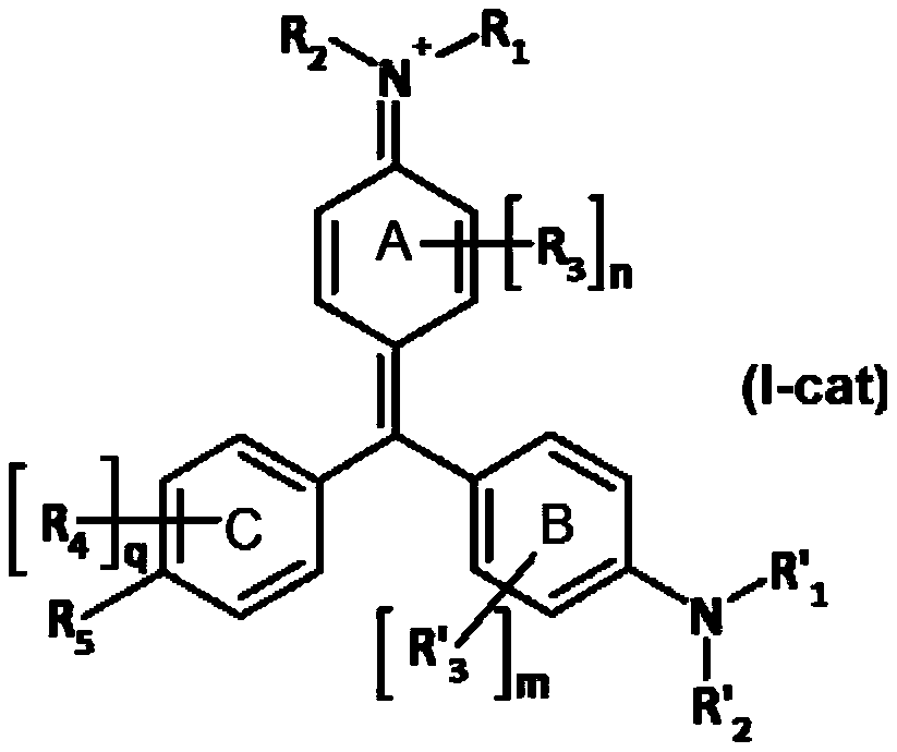 Process for dyeing keratin fibres using at least one particular triarylmethane dye and at least one fluorescent dye