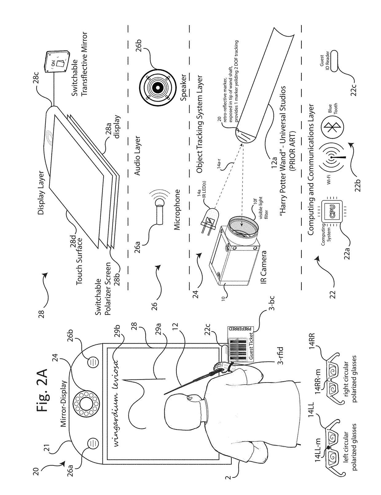 Interactive Object Tracking Mirror-Display and Entertainment System