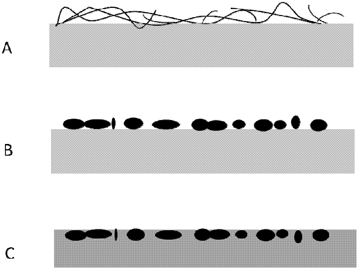 Nanometer silver transparent electrode material and preparation method thereof