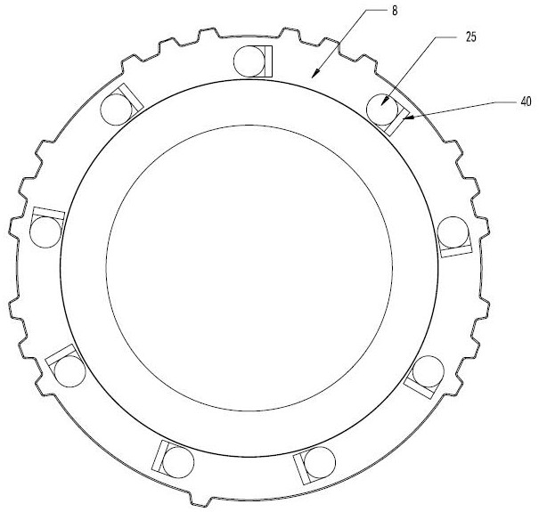 Gear shifting fluid control device of one-control-two-gear transmission and working method of gear shifting fluid control device