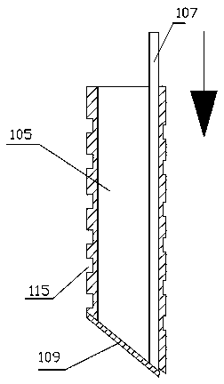 Experimental plantation device for corn