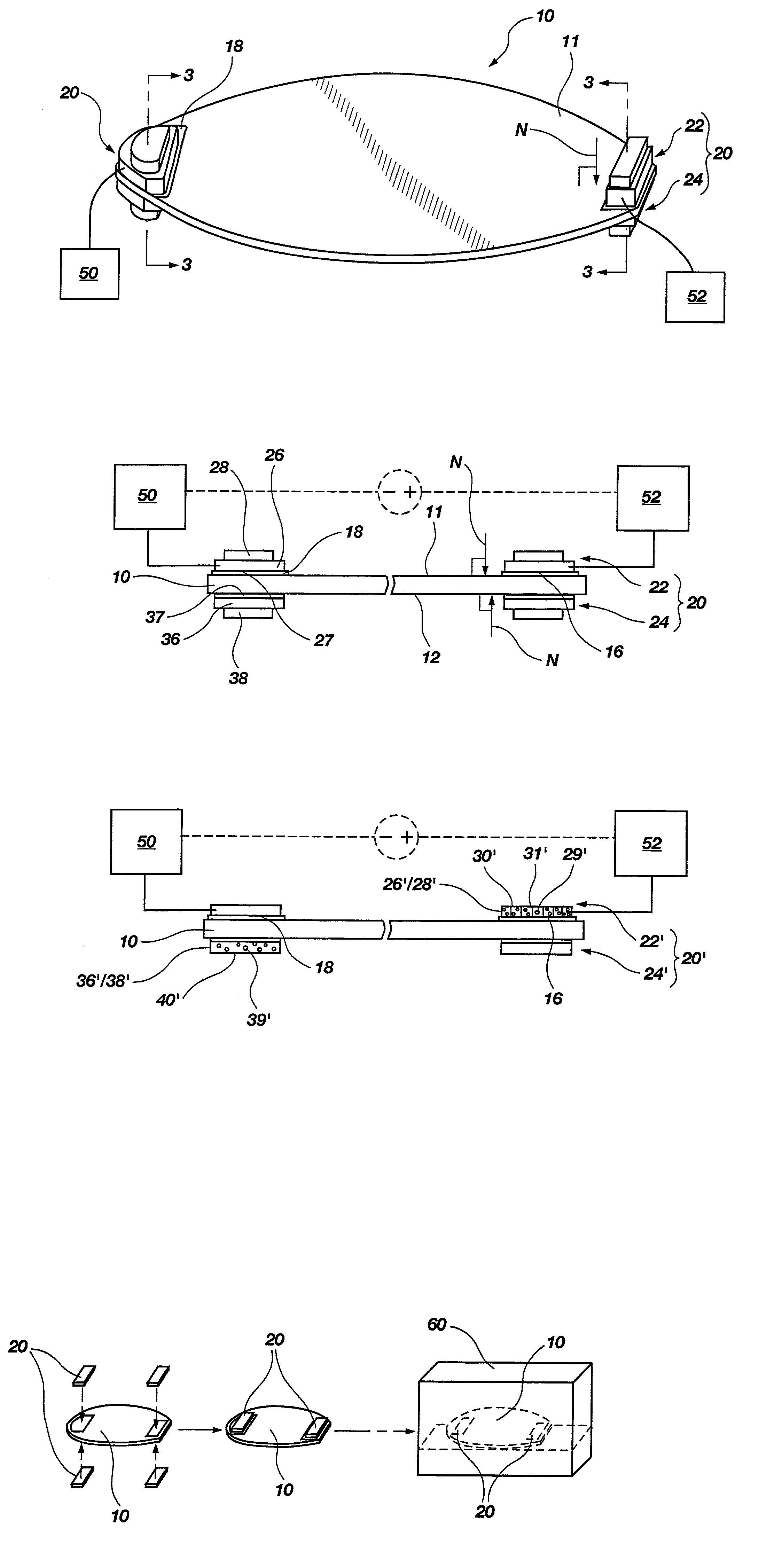 Methods for magnetically establishing an electrical connection with a contact of a semiconductor device component