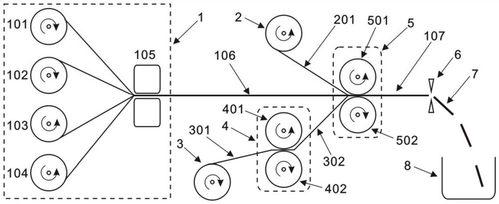 An automatic device for efficiently producing safe and easy-to-tear masks and its production method