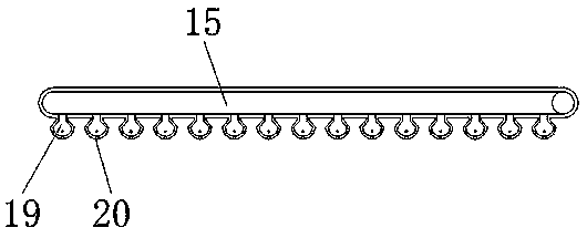 Chemical spraying device for diseases and pests of Camellia sinensis