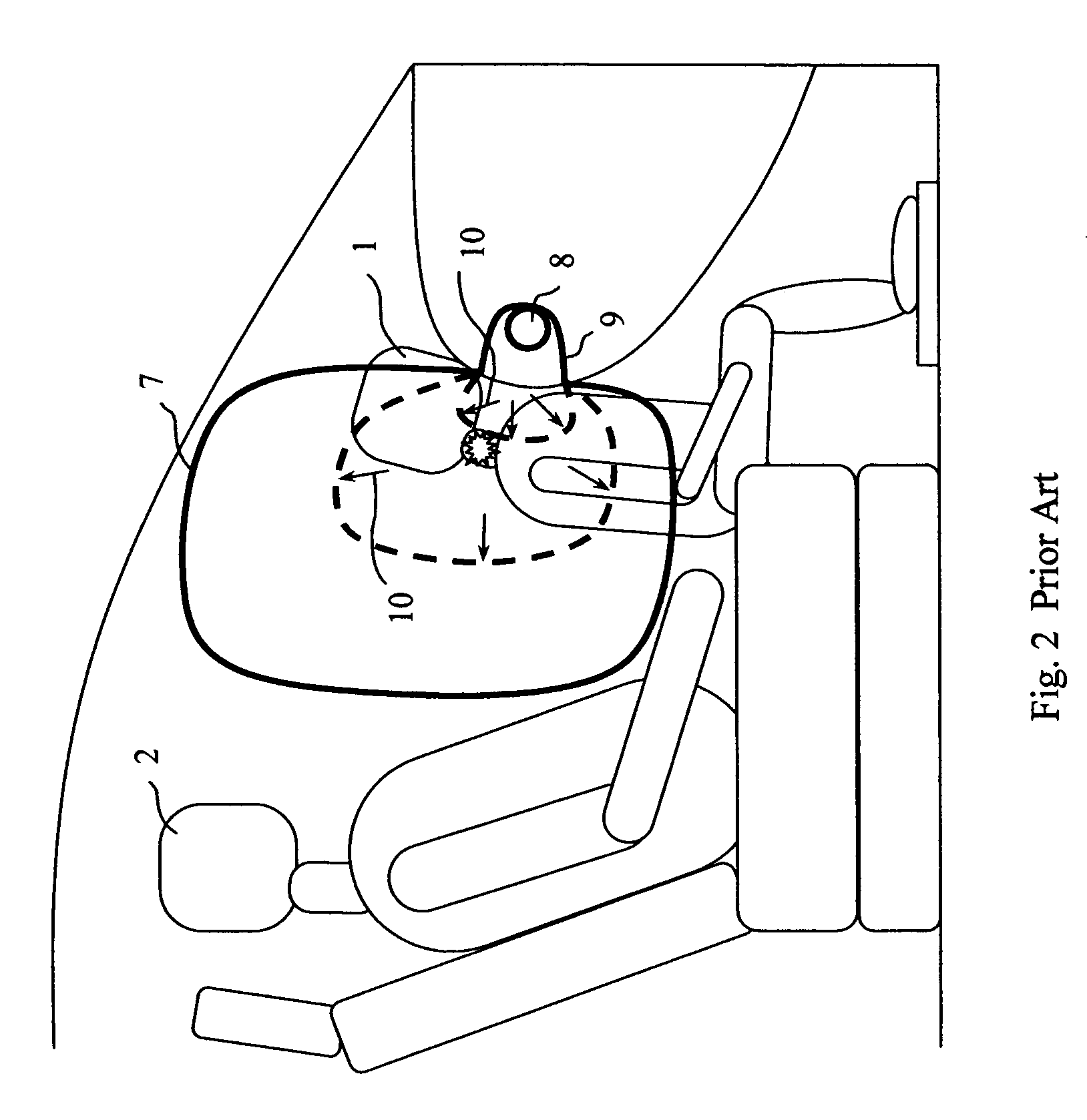 Low risk deployment passenger airbag system