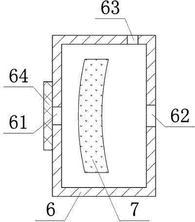 Atmosphere visibility measurement device based on optical cavity ring down spectroscopy technology