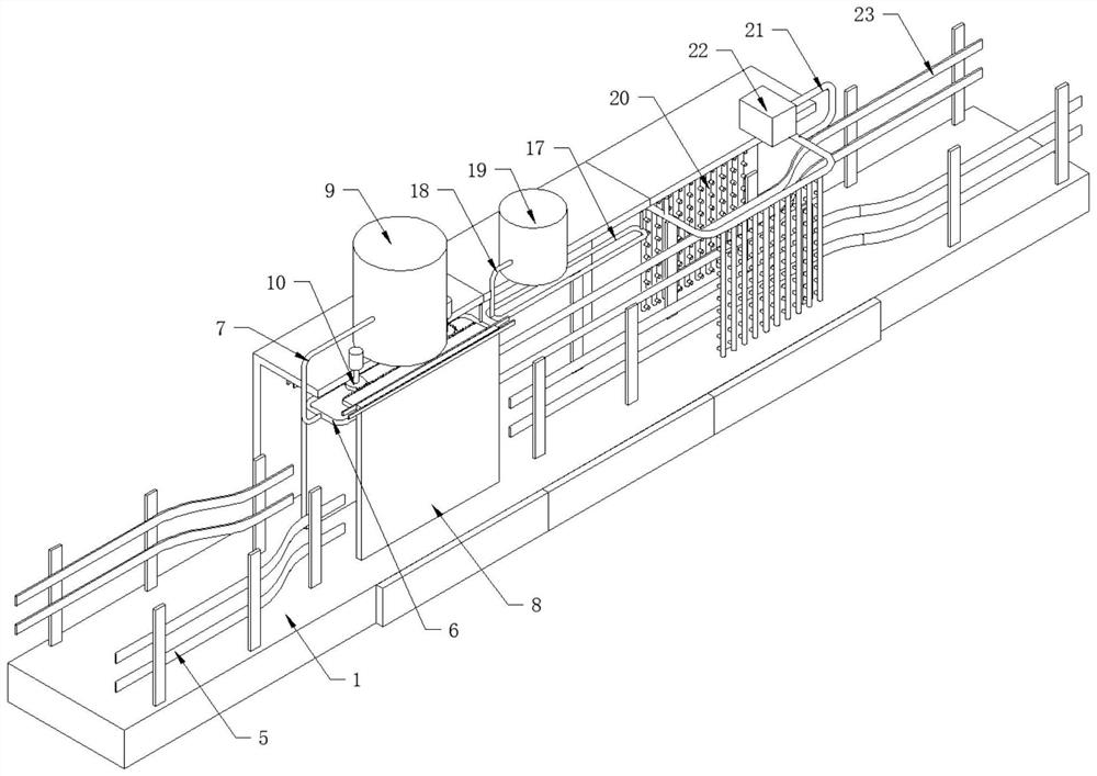 Automatic cleaning device for filled wine bottles