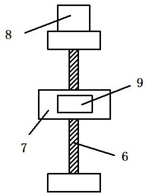 Sensor beam lifting device used for deflectograph