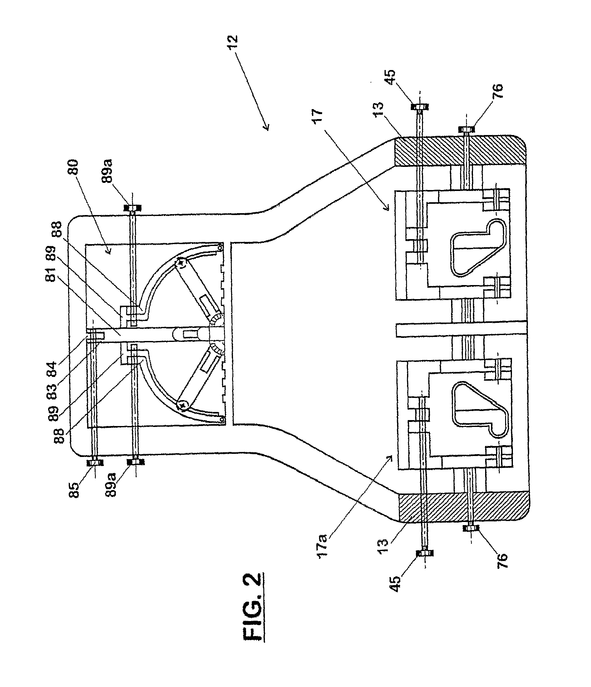 Dental articulator for positioning the arcades without the use of plaster