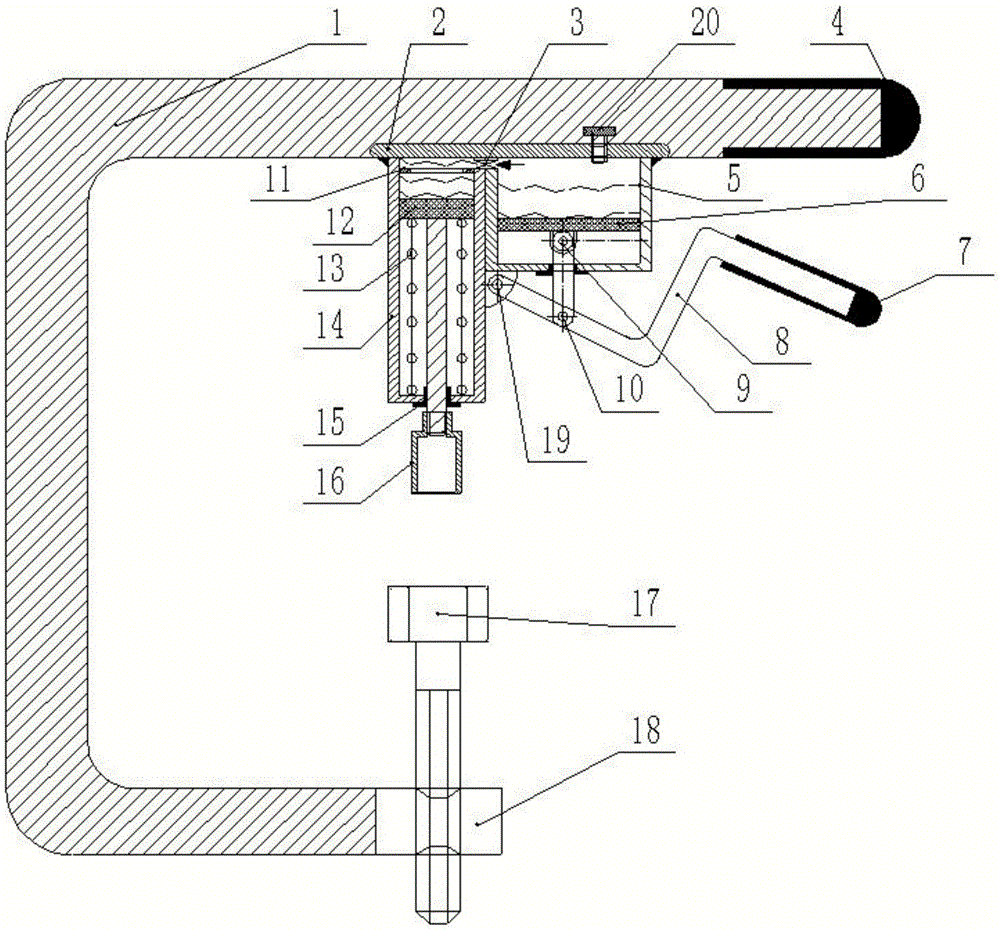 Special tool for dismounting engine valve