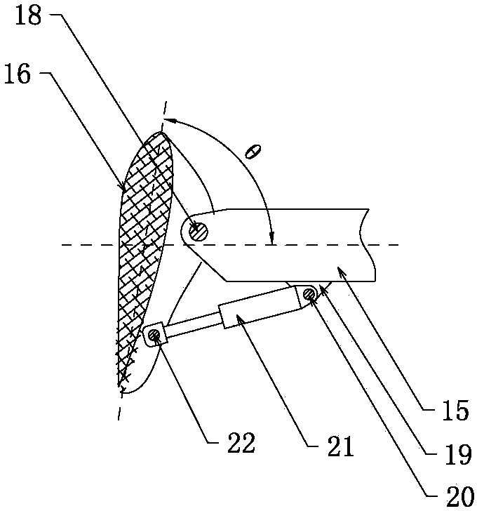 Wing variable pitch type vertical shaft wind generating set