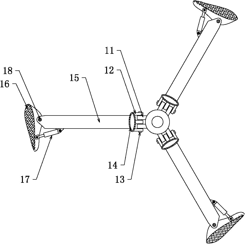 Wing variable pitch type vertical shaft wind generating set