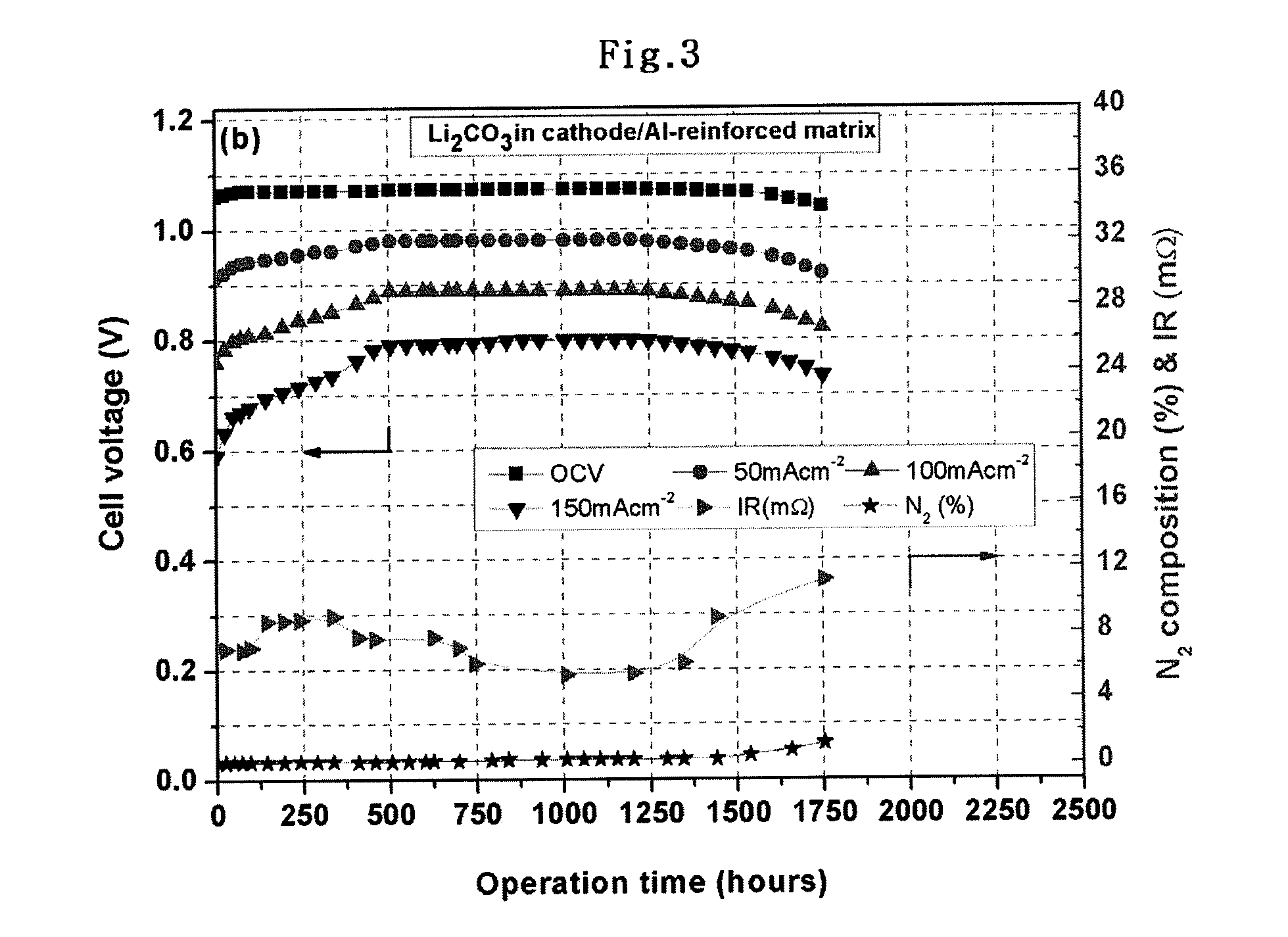 Molten carbonate fuel cells including reinforced lithium aluminate matrix, method for preparing the same, and method for supplying lithium source