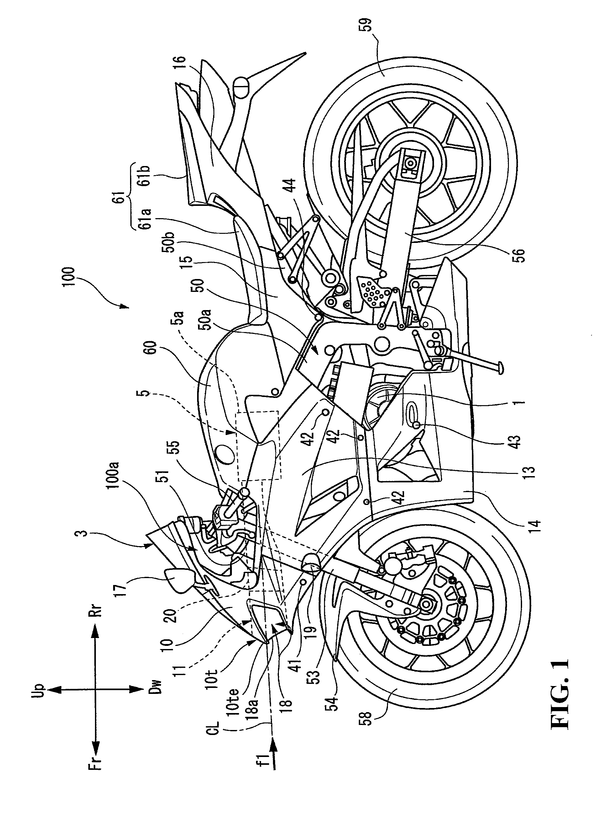 Front cowl structure for saddle riding type vehicle