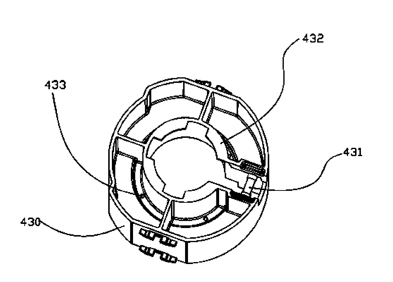 Double gear drain valve for water tank