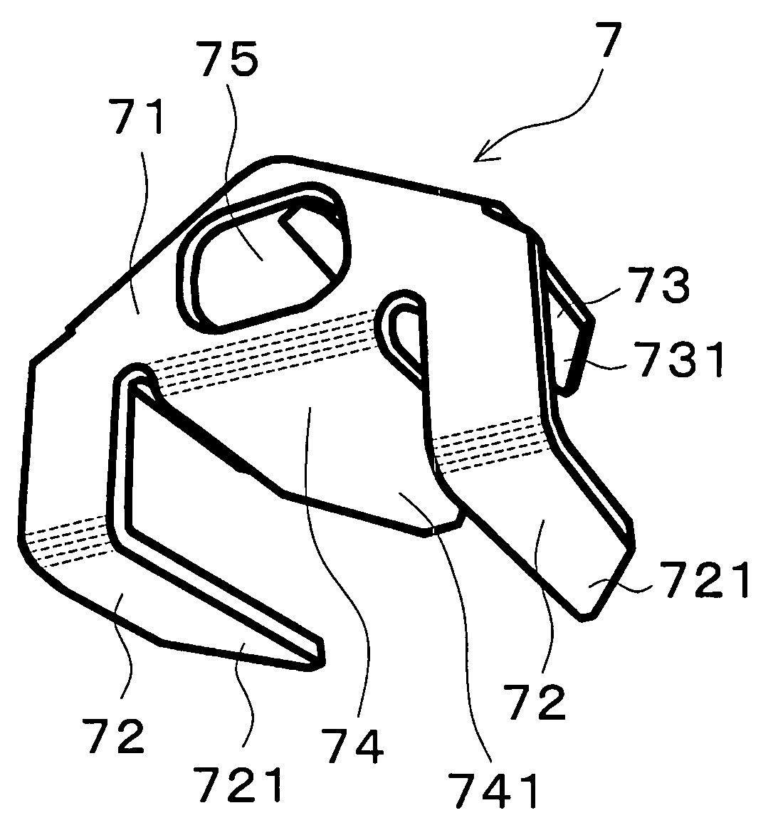 Backing metal fixture and external wall constructing structure using the same