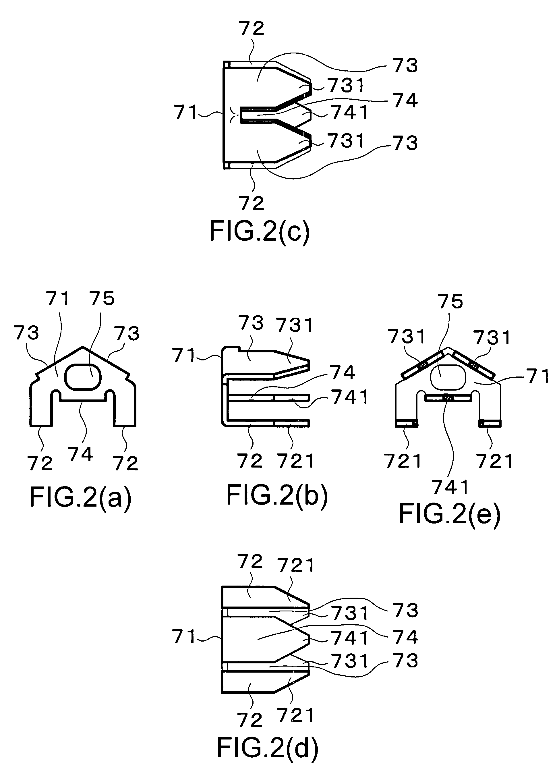 Backing metal fixture and external wall constructing structure using the same