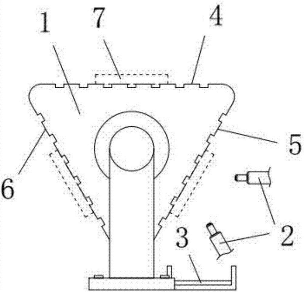 Overturning machining mechanism for central hole of steering knuckle