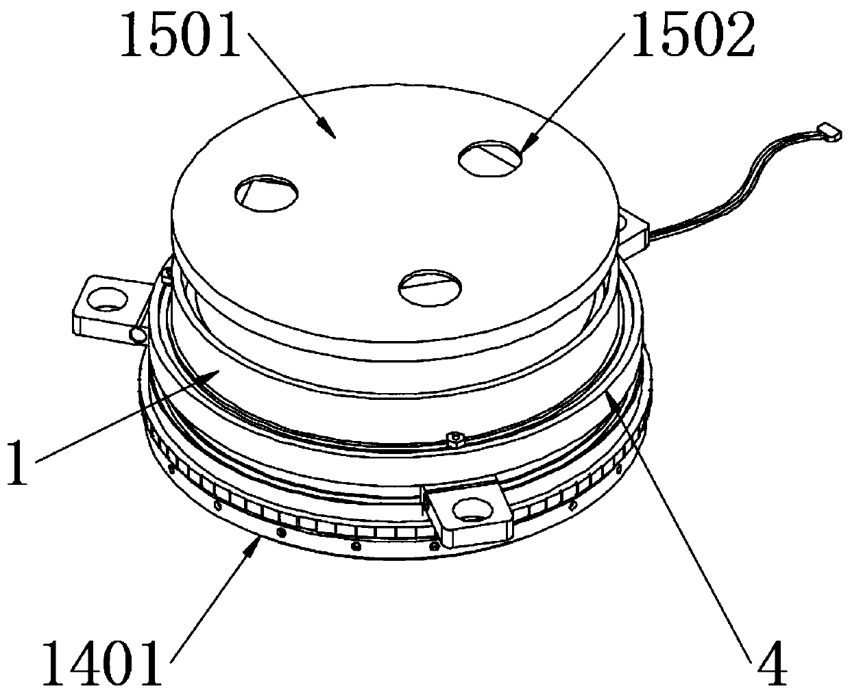 Buzzer structure convenient for installation and having combo audio