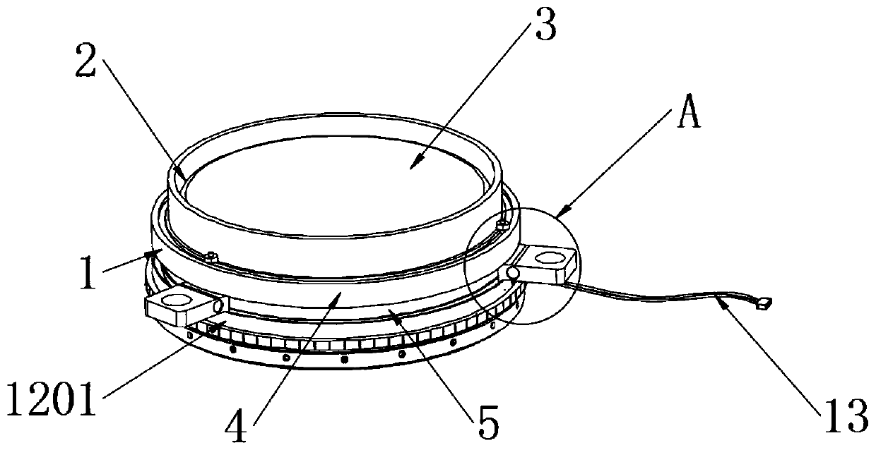 Buzzer structure convenient for installation and having combo audio