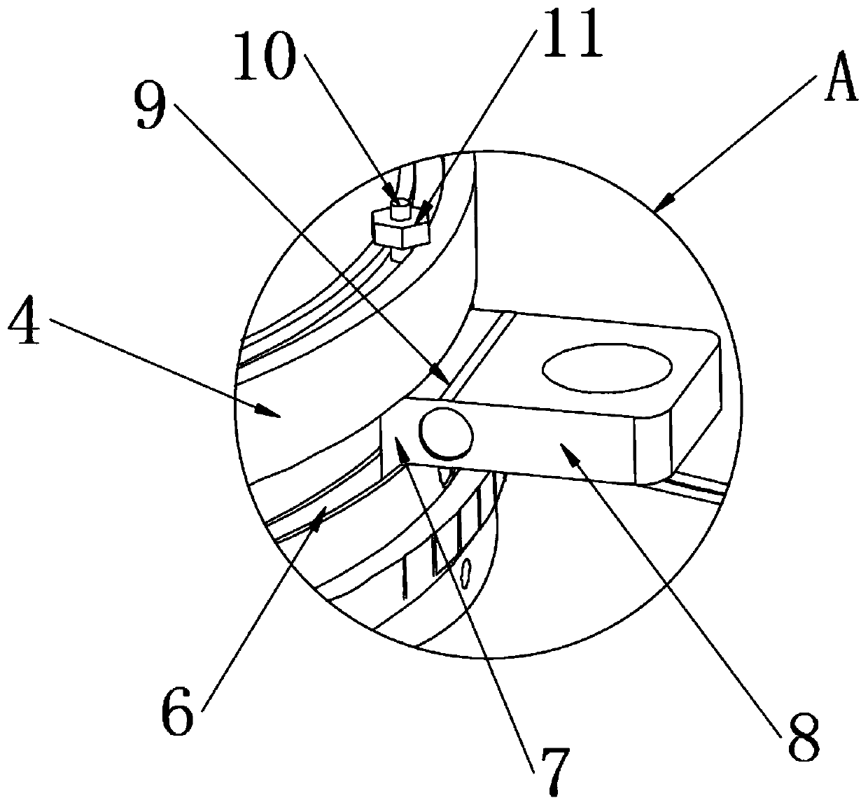 Buzzer structure convenient for installation and having combo audio