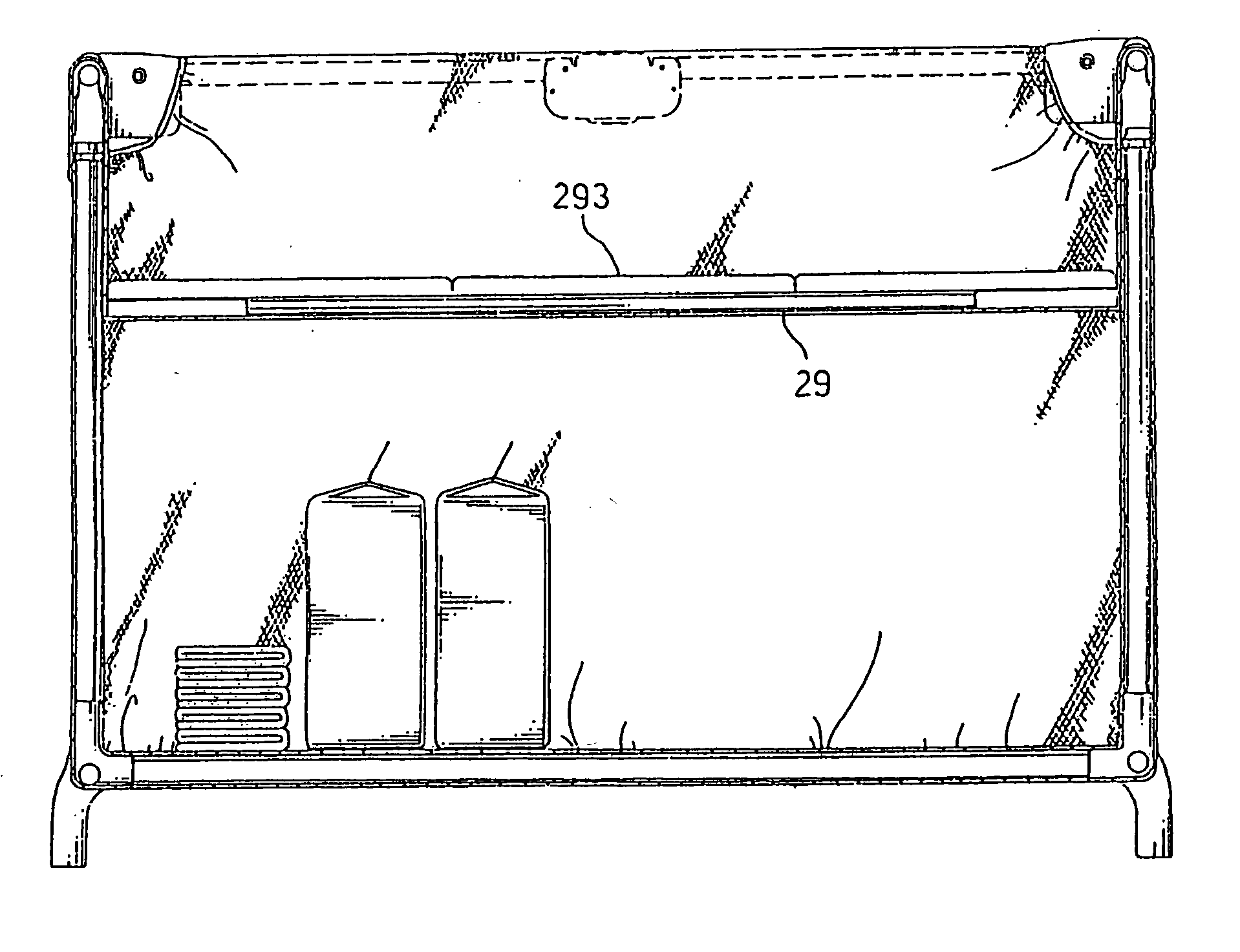 Bassinet having an accommodating space