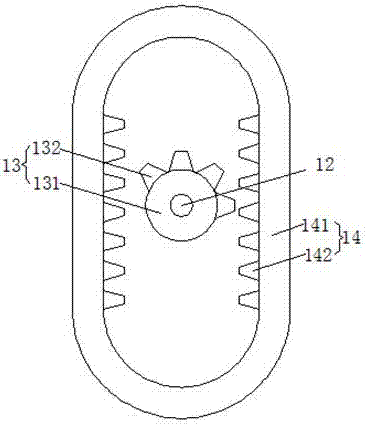 Clean flour separation device