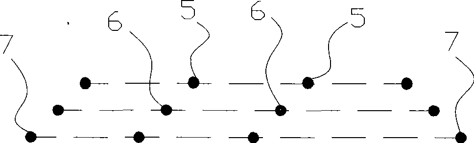 Device for simulating rainfall precipitation