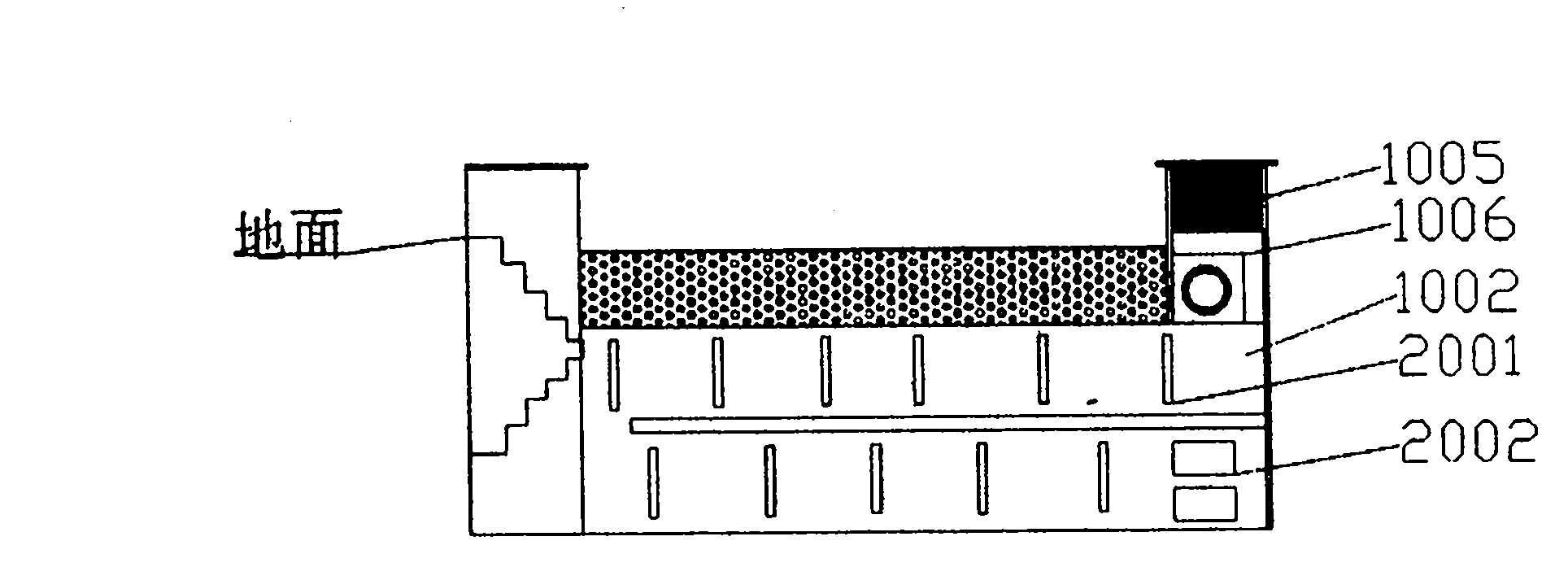 Underground broiler chicken breeding method and underground broiler chicken breeding house